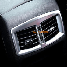 Capa de acabamento para peugeot 3008 2013 2014 2015, acabamento decorado para carro, cromado, ar condicionado traseiro, ventilação, 1 peça, venda imperdível 2024 - compre barato