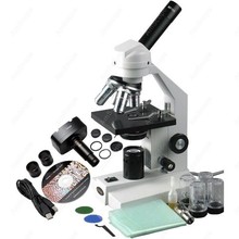 Microscopio compuesto Monocular-AmScope Supplies 40X-1000X microscopio compuesto Monocular + cámara Digital 1.3MP 2024 - compra barato