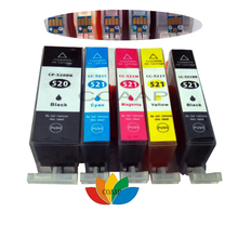 5x Compatible Printer PGI-520 CLI-521 Cartridge with Chip for CANON PIXMA MP540 MP550 MP560 MP620 MP630 MP640 MP980 MP990 MX860 2024 - buy cheap