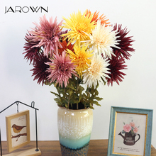 JAROWN-Flor de caléndula Artificial de seda, flores falsas de crisantemo, plantas de simulación, decoración para el hogar, fiesta de boda, 2 cabezas 2024 - compra barato