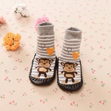 Cartoon Kids Toddler Baby Anti-slip Sock Shoes Boots Slipper Socks Newborn Children Floor Socks Shoes Anti Slip Soft Sole Sock 2024 - buy cheap