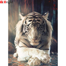 Diamond Mosaic Animals Full Square/Round Drill Decoration Home 5D DIY Embroidery Diamond Painting Tiger 2024 - buy cheap