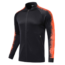 Suéter esportivo para futebol masculino, jaqueta de futebol com zíper, uniforme de treinamento, 2018 2024 - compre barato