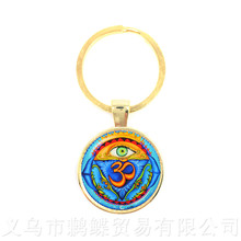 Egypt Pyramid Annuit Coeptis Eye of Providence Masonic Sign Keychains Sacred Geometry Llluminati Keyring Gift For Friends 2024 - buy cheap