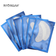 Adesivo de proteção para extensão de cílios, adesivos descartáveis para cílios para isolamento da pele sob os olhos kit com 100 pares 2024 - compre barato