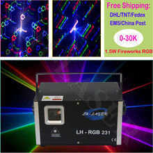 Sistema de espectáculo de láser a todo Color alta calidad 1,2 w luz láser 1200mw Rgb Disco luces láser 2024 - compra barato