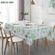 Toalha de mesa retangular impermeável flamingo, estilo nórdico pvc, decoração de casa, cozinha, festa, banquete, jantar 2024 - compre barato