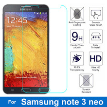 Película protetora de vidro temperado 2.5d para samsung galaxy note 3, neo, película protetora à prova de explosão, tela protetora para embutida, n750 v 2024 - compre barato