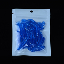 20pc/lot T tail Soft Bait Worm 4.3cm 0.6g Wobber Jigging Silicone Baits Leurre souple Shad Iscas bass soft fish smell soft baits 2024 - buy cheap