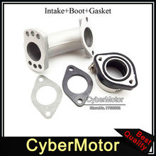Carburetor Intake Mainfold Adapter Boot Pipe Flange Gasket For 150cc 160cc 200cc 250cc Engine Pit Dirt Motor Bike CRF KLX TTR 2024 - buy cheap