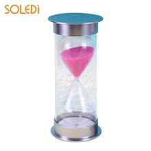 20 минут Песочные часы Таймер приготовления песка часы таймер Декор подарки фиолетовый/розовый/синий красочные Песочные часы Таймер-часы 2024 - купить недорого