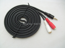 3.5mm to Double lotus mother 3.5mm Double RCA lotus mother Stereo audio line extension cord 3M 9.6ft 2024 - buy cheap