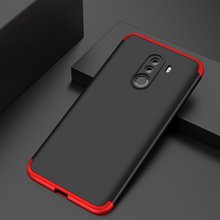 3-in-1 full Protective Case For Xiaomi pocophone f1 Case Full Body case Back Cover For Xiaomi poco f1 Phone Case Poco F1 Glass 2024 - buy cheap