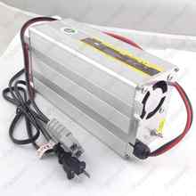 Lifepo4 Charger 96v 10A Lifepo4 battery charger output 116.8v DC smart charger 32s 96v battery electric bike pack Aluminum Case 2024 - buy cheap