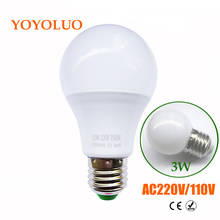 LED Bulb Lamps E27 220V-240V 110V  Light Bulb Smart IC Real Power 3W 5W 7W  9W 12W 15W High Brightness Lampada LED Bombillas 2024 - buy cheap