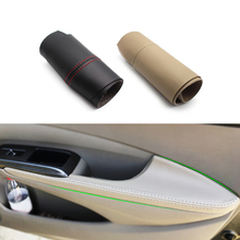 For Honda City 2008 2009 2010 2011 2012 2013 2014 4pcs/set Car Door Handle Armrest Panel Microfiber Leather Cover 2024 - buy cheap