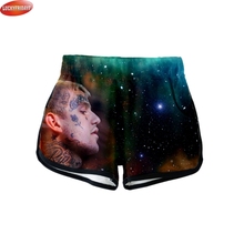 Lilpeep 2018 3D Printed Summer Cool Shorts for Women Hip Hop Style Fashion Streetwear Shorts Lilpeep Girls Casual Sexy Wear 2024 - buy cheap