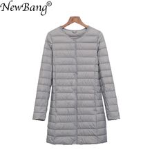 NewBang-Chaqueta ultraligera para mujer, abrigo ligero y cálido, portátil, ajustado 2024 - compra barato