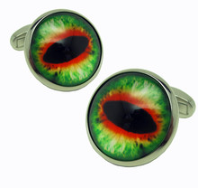 New Design Factory Price Retail Men's Cufflinks Copper Material Green Colour Longan Eyes Design Cuff Links Free Shipping 2024 - buy cheap