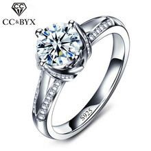 Hot Selling Engagement Rings for Women S925 Vintage CZ Wedding Jewelry Bijoux Anillos Gift for Lover Wholesale CC098 2024 - buy cheap