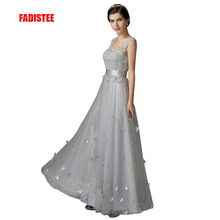 FADISTEE New arrival elegant evening dress prom party dresses appliques dress A-line flowers lace-up long style dress 2024 - buy cheap