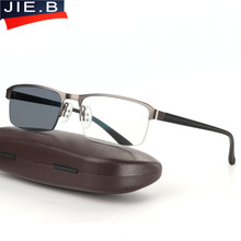 Очки JI E.B с фотохромными линзами мужские, солнцезащитные аксессуары для чтения, при пресбиопии и дальнозоркости, с диоптриями 2024 - купить недорого
