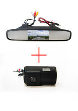 Цветная CCD Автомобильная камера заднего вида для Ford Transit connect, с 4,3-дюймовым зеркалом заднего вида 2024 - купить недорого