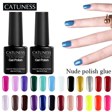 CATUNESS 29 Pure Colors Nail Gel Polish Fashion LED Lamp Soak Off Semi Permanent Lucky UV Nail Lacquer Hybrid Varnish Paint 2024 - buy cheap