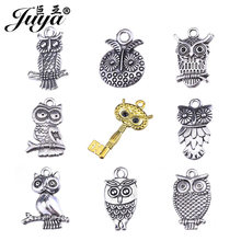 Multi Metal Owl Plated Charms for Pendants & Necklace Jewelry Making DIY Fashion Handmade Floating Charms Jewelry JUYA 2024 - buy cheap