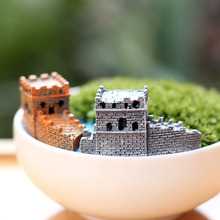 China grande parede em miniatura jardim de fadas casa decoração de casas mini artesanato micro paisagismo decoração acessórios diy 2024 - compre barato