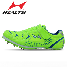 Health kids track and field for men spike long-jump shoes professional training shoes mens sports shoes running spikes 35-45 2024 - buy cheap