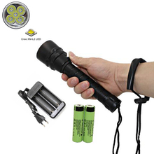 Scuba Light Diving Flashlight Underwater Dive Torch 5x L2  XM-L2 LED Rechargeable Flashlight + 18650 Battery + EU/US Charger 2024 - buy cheap