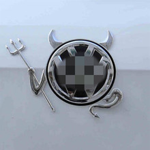 Car Styling 3D Funny Car Stickers Decals Little Devil Angel for Volkswagen VW Jetta MK5 MK6 Polo Scirocco Lavida Eos Bora 2024 - buy cheap