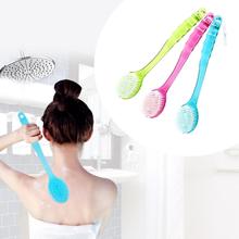 2019 NEW Long Handled Plastic Bath Shower Back Brush Scrubber Skin Cleaning Brushes Body For Bathroom Accessories Cleaning D1 2024 - buy cheap