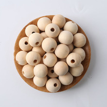 12mm 300pcs Handmade DIY Pacifier Chain Wooden Beads Garden Baby Nursing Room Crib Mobile Decor Round Balls Unfinished Beads 2024 - buy cheap