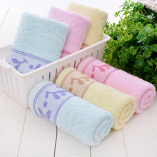 Leaves Pattern Cotton Towel 34*74 Super Soft Absorbent Drying Towels Bathrobe Bath Fast Bath Towels Beach Spa Bathrobes 2024 - buy cheap