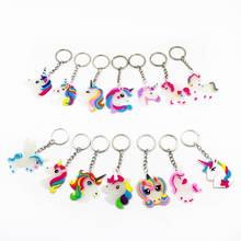 Glow In Dark Little Fairytale Unicorn Keychain Holder Chaveiro Bag Charm Key Chain Pendant Girl Women Gift Jewelry 2024 - buy cheap