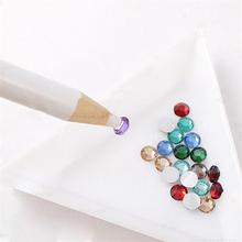 DIY Nail Art Decoration Original wood Dotting Tools Pencil Pen Picker Rhinestones Crystal Pickup Pens Manicure tools 2024 - buy cheap