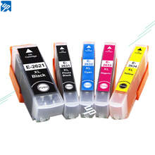 10PCS (2SETS)  Ink Cartridge Compatible for XP-600 XP-700 XP-510 XP615 XP610 XP605 xp600 xp800 XP620 XP625 T2621 T2601 26/26XL 2024 - buy cheap