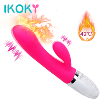 IKOKY Heating Vibrator AV Stick Magic Wand G-spot Massager Sex Toys For Women Female Masturbator Intimate Goods Adult Products 2024 - buy cheap