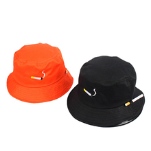 2020 Cap Adult Panama Bob Hat Summer Cigarette Embroidery Bucket Hat Men Lovers Flat Hat Cotton Women Hip Hop Fishing NO CHILL 2024 - buy cheap