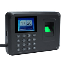 Расписание контроля сотрудников умный биометрический отпечатков пальцев пароль посещаемость машина сотрудник 2,4 дюйма TFT DC 5V 2024 - купить недорого