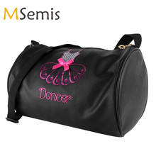 MSemis-Bolsa de Ballet para niñas, bolso de baile Adorable, Ropa de baile de Ballet, vestido bordado de lentejuelas, bolso de hombro 2024 - compra barato