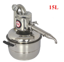 Free Shipping New Technology 15L Water Alcohol Distiller Home Brew Kit Distiller Wine Making Essential Oil Boiler 2024 - buy cheap