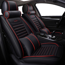 LCRTDS Universal cubierta de asiento de cuero de coche para Mazda 2 demio 3 axela bk bl 323 6 gg gh gj 626 atenza premacy 2024 - compra barato