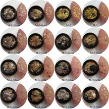 1Jar Nail Art Mix Different Metal Stickers in Jars zodiac Snowflake Christmas Halloween Series Cartoon M1-M9 2024 - buy cheap