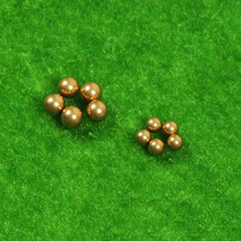 Bolas de cobre sólido, Bola de cobre sólido, bolas de latón puro H62 5,5/5.556/5.953/6/6.25/6.27/6.35mm, 10 Uds. 2024 - compra barato