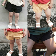 DKZ213 летние дешевые повседневные шорты для девочек/мальчиков, цветные детские брюки, детская одежда, детские шорты 2024 - купить недорого
