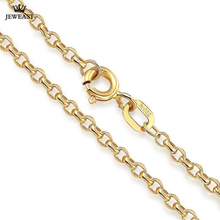 18K Pure Gold Necklace Real AU 750 Solid Gold Chain Simple Beautiful Upscale Trendy Classic Party Fine Jewelry Hot Sell New 2020 2024 - buy cheap