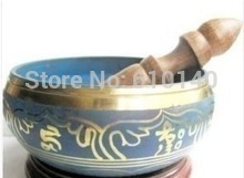 Красивая тибетская буддистская Поющая чаша мантра Cuprum 8 см 2024 - купить недорого